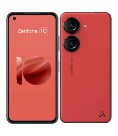 【中古】【安心保証】 Zenfone 10 ZF10-RD8S256[256GB/8GB] SIMフリー エクリプスレッド