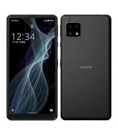 【中古】【安心保証】 AQUOS sense4 basic A003SH[64GB] Y!mobile ブラック