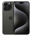 【中古】【安心保証】 iPhone15 Pro[256GB] docomo MTUC3J ブラックチタニウム