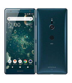 【中古】【安心保証】 Xperia XZ2 SOV37[64GB] au ディープグリーン