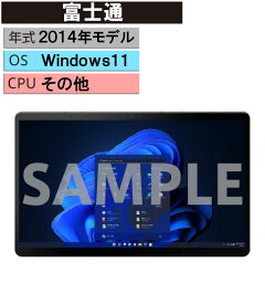 【中古】【安心保証】 Windows タブレットPC 2014年 富士通