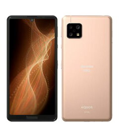 【中古】【安心保証】 AQUOS sense5G SH-53A[64GB] docomo ライトカッパー