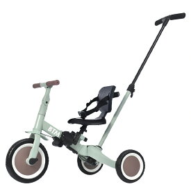 子供用三輪車 最短当日発送 4in1 多機能 折りたたみ 押し棒付き 静音タイヤ 乗用玩具 屋内外兼用 シリーズ12 GEOGRACE