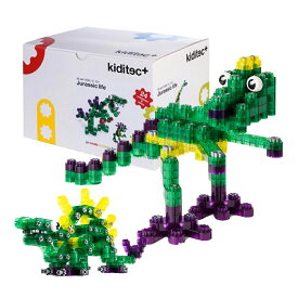 プログラミング的思考 知育ブロック kiditec ジュラシック プラモデル ブロック 恐竜 ロボット 6歳 7歳 8歳 9歳 小学生 男の子 女の子 知育玩具 保育園 幼稚園 おもちゃ 誕生日 プレゼント