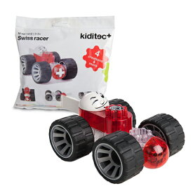 プログラミング的思考 知育ブロック kiditec(キディテック) Swiss racer(スイスレーサー) プラモデル 車 ロボット 3歳 4歳 5歳 6歳 7歳 小学生 男の子 女の子 知育玩具 おもちゃ 誕生日 プレゼント 組み立て 工作 低学年 変形
