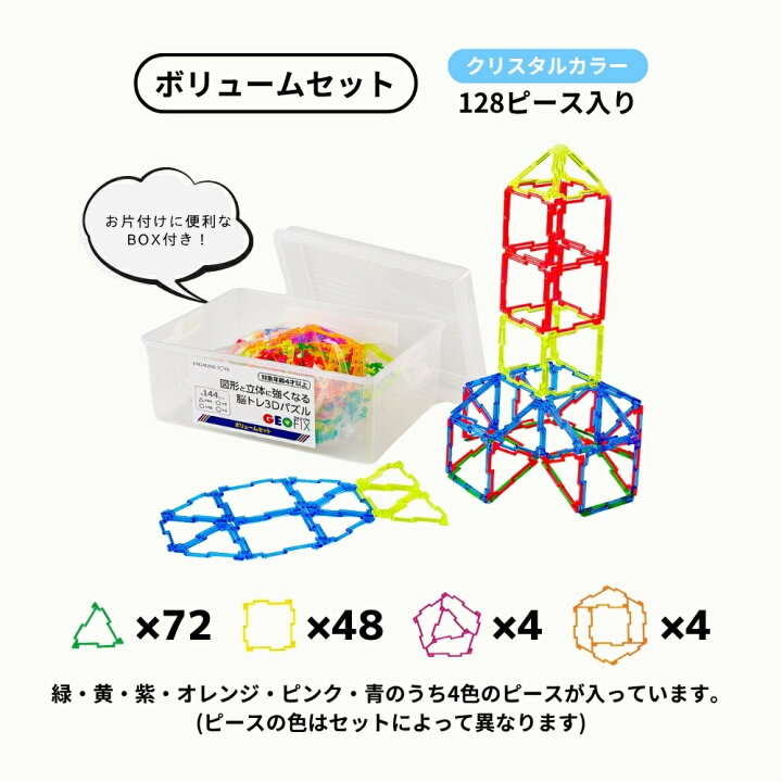 楽天市場】ポイント5倍☆GEOFIX ボリュームセット クリスタルカラー 