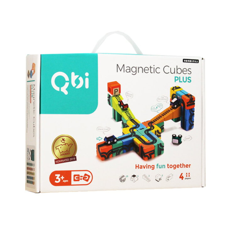 楽天市場】Qbi Classic PLUS 3歳以上 コントロールカー4台 マグネット 