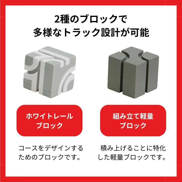 楽天市場】Qbi スピードチャンピオン 5歳以上 ブロック＆レール34個 