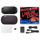 【中古・箱説あり・付属品あり・傷なし】PlayStation Vita Value Pack Wi－Fiモデル PCHJ－10022 ブルー／ブラック (…
