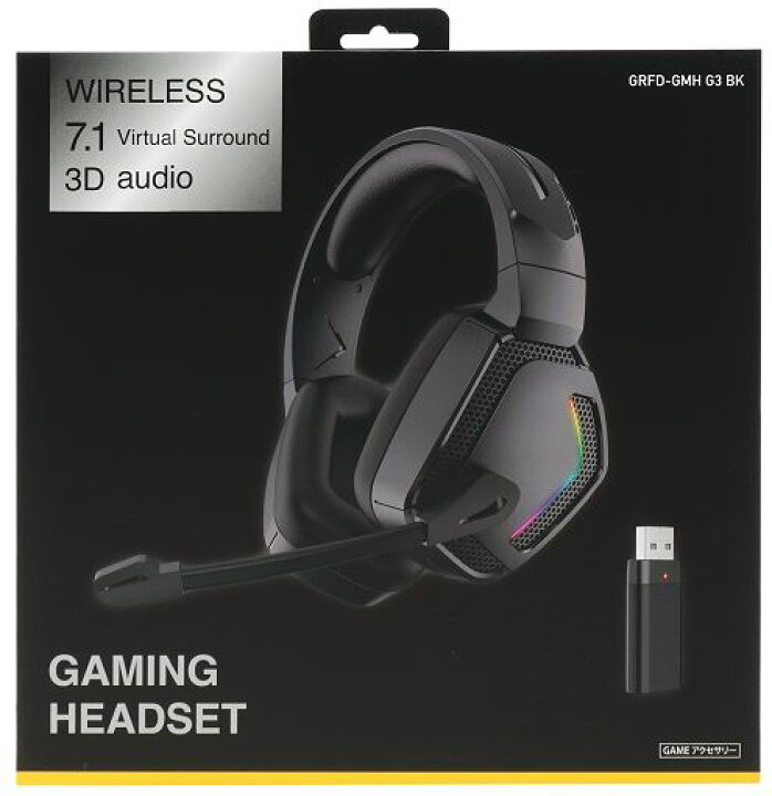 楽天市場】【新品】PS5 ゲーミングヘッドセット G3 BK周辺機器(PB 