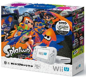 【中古・箱説なし・付属品なし・傷なし】Wii U スプラトゥーン セットWii U ゲーム機本体