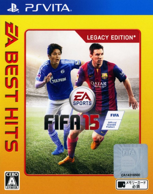 3980円以上で送料無料 大好評です 中古 FIFA スーパーセール期間限定 15 EA BEST ゲーム スポーツ HITSソフト:PSVitaソフト