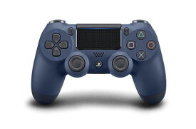 【新品】ソニー／ワイヤレスコントローラー(DUALSHOCK4) ミッドナイト・ブルー周辺機器(メーカー純正)ソフト／コントローラ・ゲーム