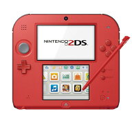 【中古・箱説なし・付属品なし・傷なし】ニンテンドー2DS レッドニンテンドー3DS ゲーム機本体