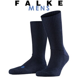 正規取扱店 FALKE ファルケ WALKIE ウォーキー メンズ ソックス 靴下 厚手 ウール あたたか 暖かい 冷えとり靴下 ウォームビズ #16480 ネイビー キャンプ アウトドア おうち時間