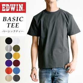 SALE【セール／30%OFF】EDWIN エドウィン ベーシック 半袖Tシャツ メンズ レディース 無地 シンプル 大きいサイズ 人気 ET5677【ss】40【gs0】