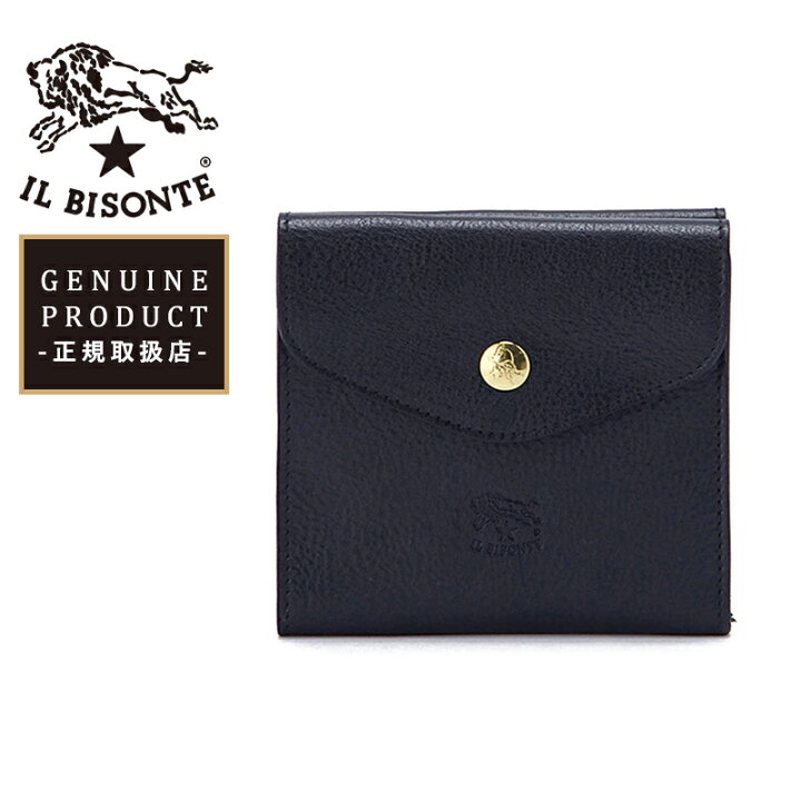 楽天市場】国内正規取扱店 イルビゾンテ IL BISONTE レザー 二つ折り  