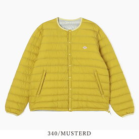 2025-2026秋冬新作 ダントン DANTON インナーダウン ジャケット メンズ クルーネック 長袖 ダウン ライトダウン ライトアウター アイアングレー オリーブ ブラウン 防寒 軽い 暖かい あたたかい ウォームビズ INNER DOWN JACKET DT-A0025RRT【gs0】