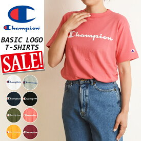 【スーパーセール／40%OFF】Champion チャンピオン ベーシック ロゴプリント 天竺 半袖Tシャツ レディース メンズ ユニセックス シンプル ロゴ C3-P302【ss】40【gs0】