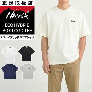 2026�t�ĐV�� �i���K NANGA �G�R�n�C�u���b�h �{�b�N�X���S T�V���c ECO HYBRID BOX LOGO EMBROIDERY TEE �����Y ���� ���ST �L�����v �A�E�g�h�A NW2411-1G804�ygs0�z