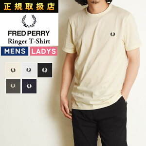 �t���b�h�y���[ FRED PERRY �N���[�l�b�N ���� T�V���c �����K�[T�V���c �J�b�g�\�[ �����Y ���f�B�[�X �u�����h �t���y�� �M�t�g �v���[���g ���̓� Ringer S/S Tee S M L XL M3519�ygs0�z