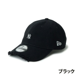 2026�t�ĐV��yNEWERA/�j���[�G���z9TWENTY MLB Damaged Cap �j���[���[�N �����L�[�X �x�[�X�{�[���L���b�v �u���b�N �X�q �� NY�E14745056�yos�z