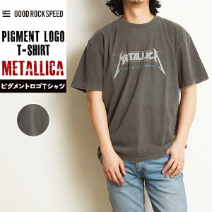 �O�b�h���b�N�X�s�[�h GOOD ROCK SPEED �s�O�����g���S T�V���c METALLICA ���^���J ���� �o���hT�V���c �o��T �����Y ���f�B�[�X ���j�Z�b�N�X ��100% PIGMENT LOGO T-SHIRT 25MET002W�yss�z10