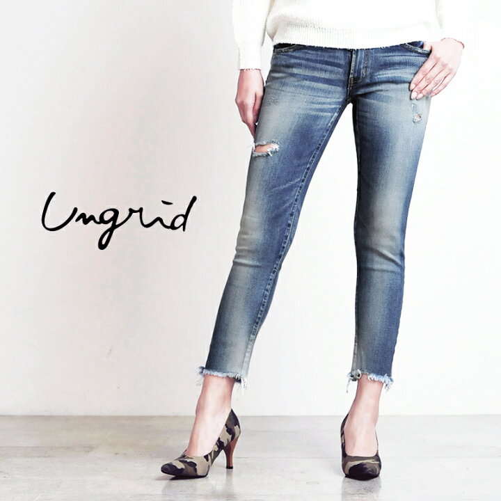 楽天市場】【セール／40%OFF】Ungrid アングリッド フレイドヘム  