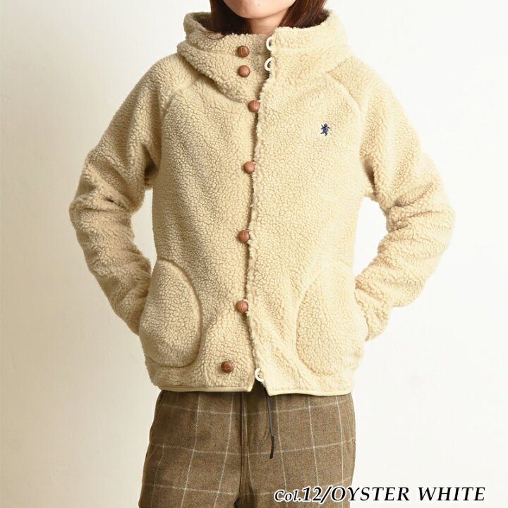 Winter Sale Off フリース くるみボタン ボタンパーカーボアベスト J 1069pl Gymphlex フード付き レディース ジムフレックス