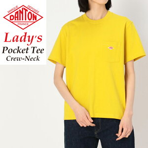 _g DANTON |PbgTVc  fB[X N[lbN STVc |PT n  JD-9041L NEW YELLOW j[CG[ ygs0z