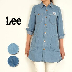 SALE【セール／30%OFF】Lee リー デニム ワンピース ワンピ 長袖シャツ ロングシャツ ダンガリーシャツ レディース LT0962【ss】50【gs0】