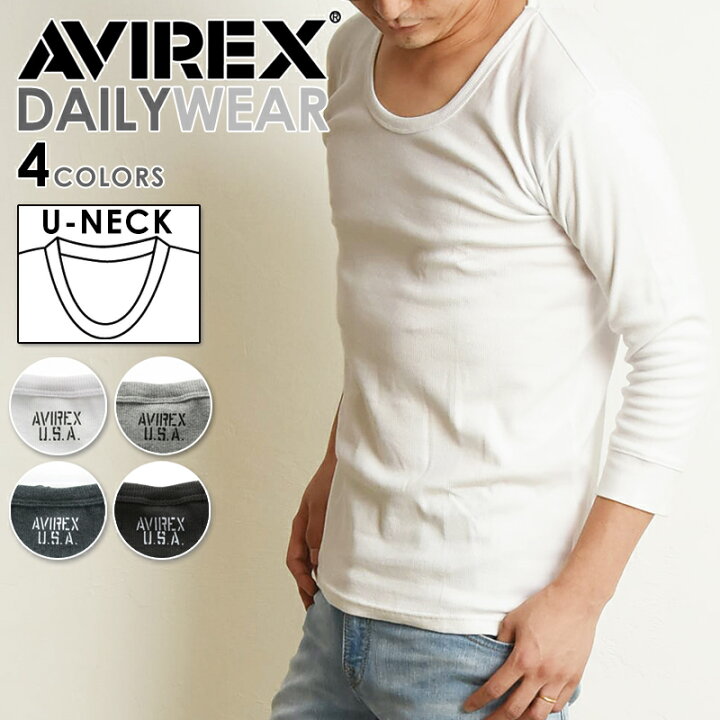 楽天市場】【ポイント10倍・送料無料】AVIREX アビレックス リブ U 