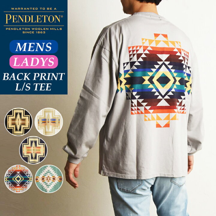 楽天市場】PENDLETON ペンドルトン バックプリント ロングスリーブ T 