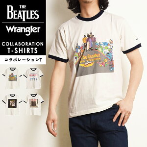 �����O���[ Wrangler �r�[�g���Y �R���{T�V���c THE BEATLES TEE ���� �����K�[T�V���c �ێ� ���b�NT�V���c �o���hT �����Y ���f�B�[�X WT9013�yEDWIN�z
