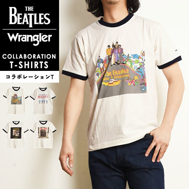 楽天市場】ラングラー Wrangler ビートルズ コラボTシャツ THE BEATLES 