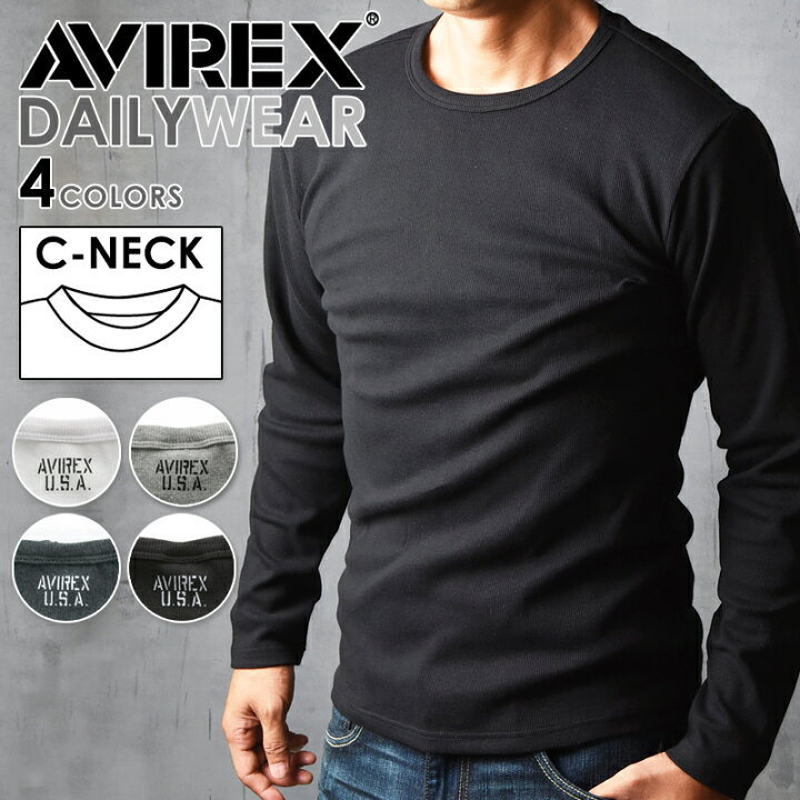 楽天市場】【ポイント10倍・送料無料】AVIREX アビレックス クルー 