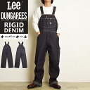 Lee リー DUNGAREES RIGID ダンガリーズ リジット オーバーオール サロペット 生デニム メンズ レディース ユニセックス キャンプ アウトドア リンクコーデ ペア デニム ジーンズ LM7254【EDWIN】