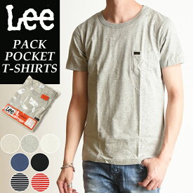 【セール／10%OFF】Lee リー パック入り ロゴTシャツ 半袖ポケットTシャツ パックT ポケT メンズ 男性 PACK T-SHIRTS SALE LT2000【gs0】