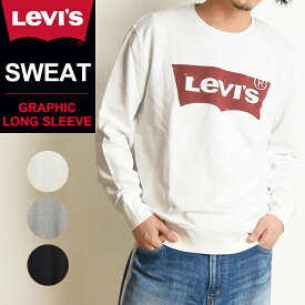 【SALE／42%OFF】LEVI'S リーバイス リラックス バットウィング ロゴ スウェットシャツ 長袖 メンズ トレーナー 大きいサイズ 19492【gs0】