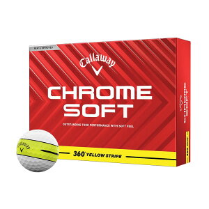 Callaway LEFC N\tg 360° CG[XgCv St{[ CALLAWAY CHROME SOFT YELLOW STRIPE CG[ St _[X X[u 򋗗\ ŏop p^[C 2025Nf Xs
