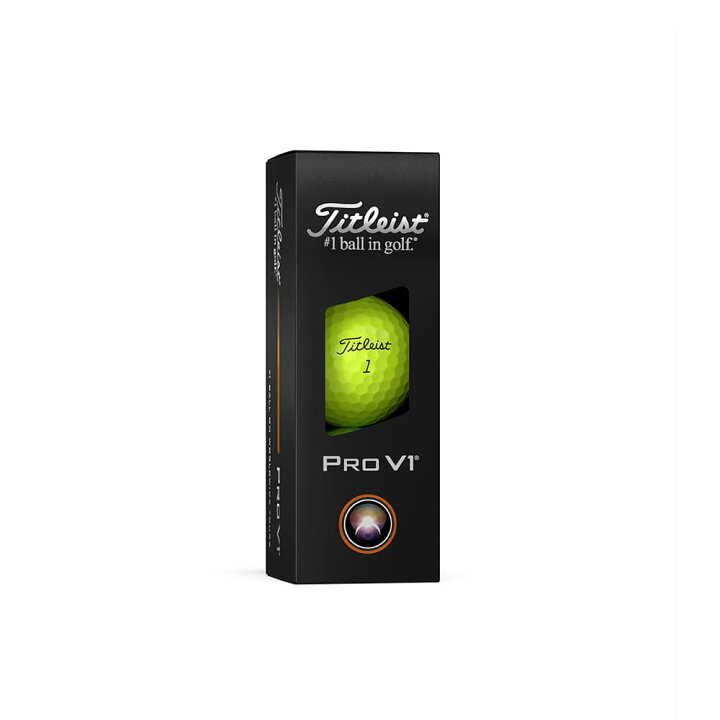 楽天市場】タイトリスト 2025 PRO V1 ホワイト/イエロー スリーブ 