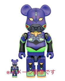 【未開封品】 BE@RBRICK エヴァンゲリオン 初号機(新塗装版) 100％ & 400％　フィギュア