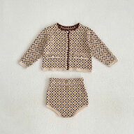【1000円クーポン】ベビー 赤ちゃん 女の子 男の子 ベビー服 赤ちゃん服 セットアップ 新生児 ニット カ…