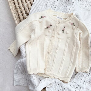 カーディガン ベビー キッズ 女の子 シンプル 白 ホワイト 青 ブルー ベビー服 赤ちゃん 赤ちゃん 服 子ども 子供 上品 シンプル 卒園式 結婚式 出産祝い ギフト 春 秋 冬 70 80 90 100 110