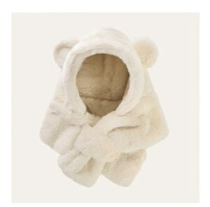ベビー 赤ちゃん 防寒 帽子 マフラー 男の子 女の子 くま耳 もこもこ マフラー帽子 出産祝い フェイクファー かわいい おしゃれ 秋 冬 秋冬 クマ 帽子 あったか 赤ちゃん 服 ベビー服 赤ちゃ