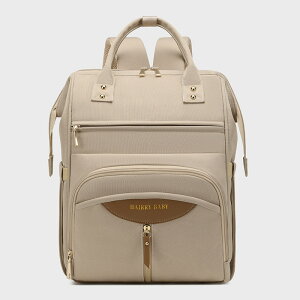 マザーズバッグ リュック 大容量 軽量 コンパクト 保温バッグ マザーバッグ キャリーオン 撥水 自立 おしゃれ 収納 ポケット きれいめ マチ 旅行 旅行バッグ シンプル ベージュブラック ピン