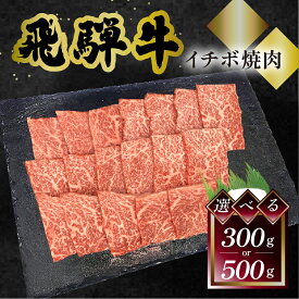 飛騨牛 イチボ焼肉 菊の井 300g/500g 冷凍 下呂市 送料無料 ［北海道・沖縄・離島は別途送料あり］