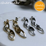 ご予約ポイントアップ【charmaer】チャーマー メタルチェーンピアス 297101 2027 Early Spring collectio…