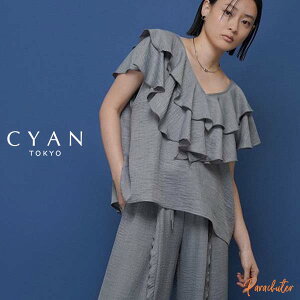 �yCYAN TOKYO�z�V�A�� �g�[�L���[ ���C���[�t�����t�����`TOPS 601481 2026 summer collection �l�C 30�� 40�� 50�� 60�� �Z���N�g�V���b�v �p���V���[�^�[ �V�A�� ���l�Z���N�g�V���b�v ���� �I�����C���V