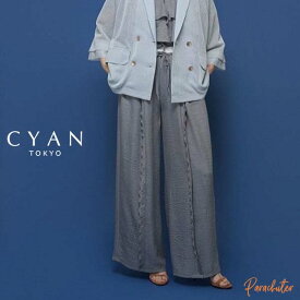 【CYAN TOKYO】シアン トーキョー フリルラインレイヤーウエストワイド 601482 2026 summer collection ご予約 人気 30代 40代 50代 60代 セレクトショップ パラシューター シアン 横浜セレクトショップ 公式 オンラインショップ 正規取扱店